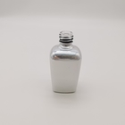 Cosmetic Skincare Container Round Clear Glass Essential Oil Serum Dropper Bottles